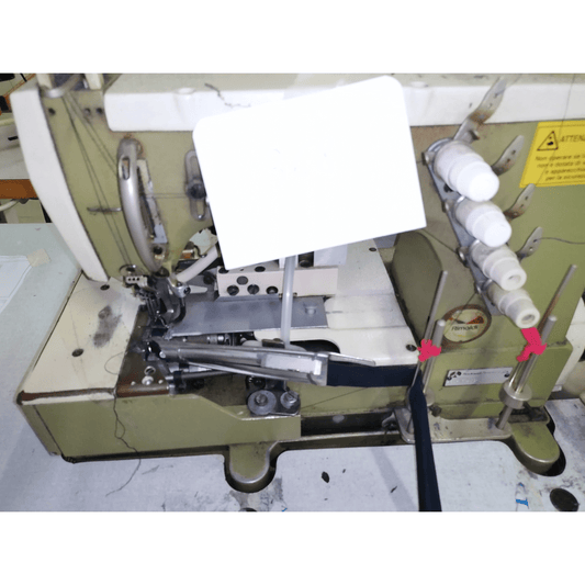 Macchina da cucire Colaretta 3 aghi rialzata - Cucito Industriale Usato